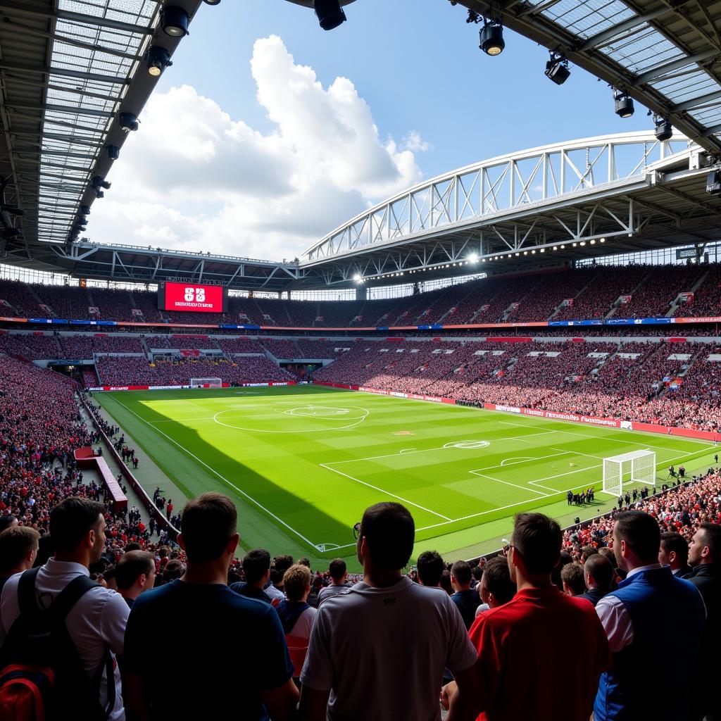 Watching the FA Cup Final at Wembley