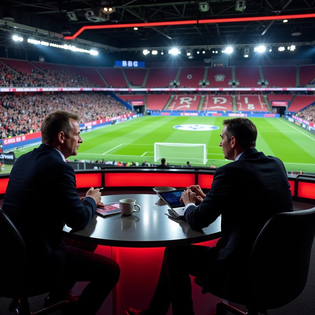 BBC Football Commentators Studio