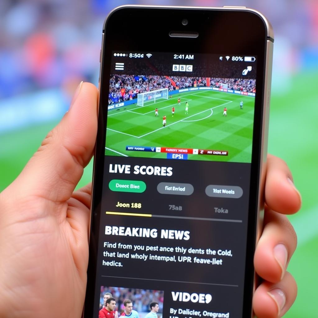 BBC Football Live News Mobile App