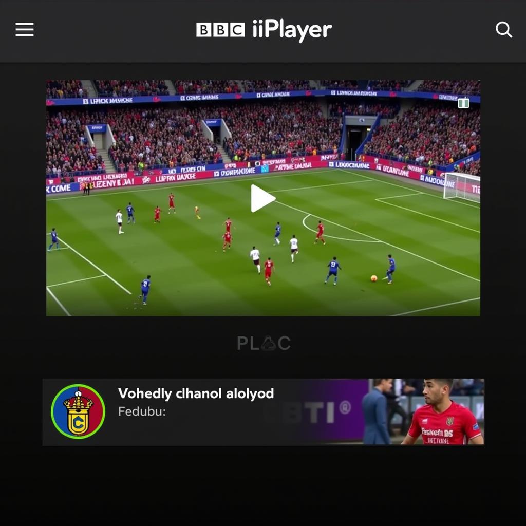 BBC iPlayer Live Football Streaming