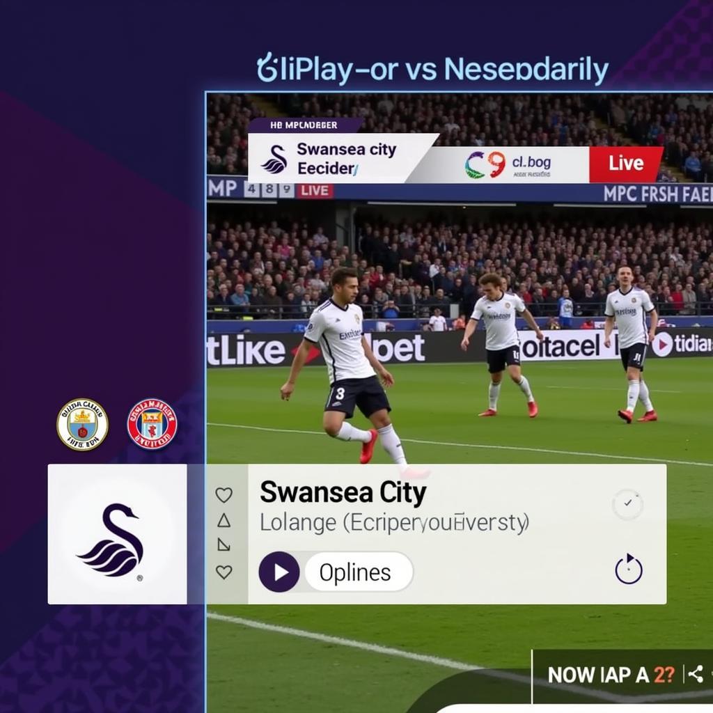 BBC iPlayer Live Stream of Swansea City Match