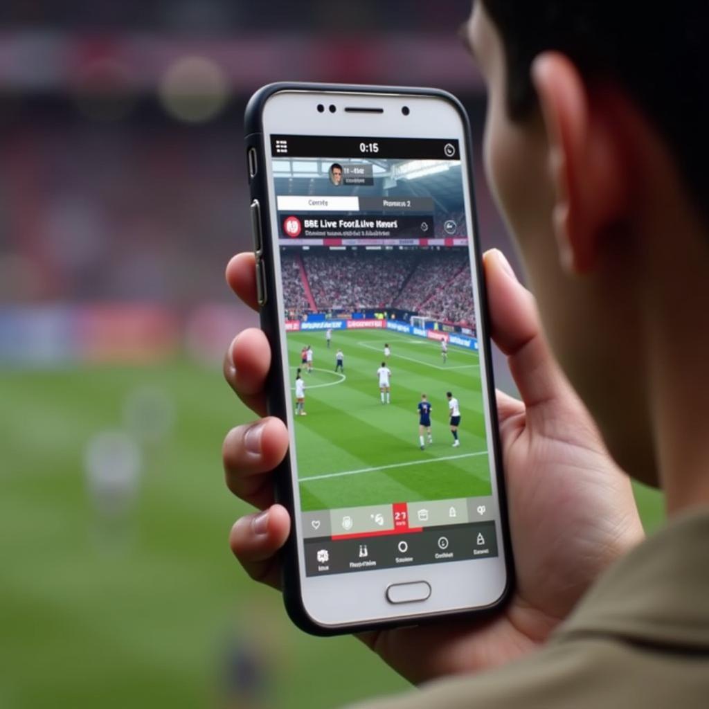 Using the BBC Live 5 Football Mobile App