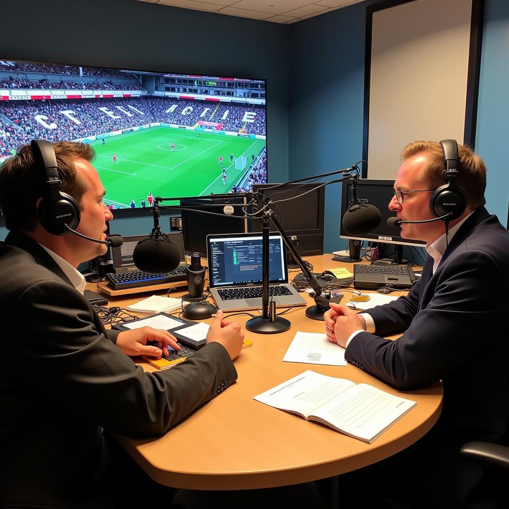 BBC Radio Kent Live Football Commentary Studio