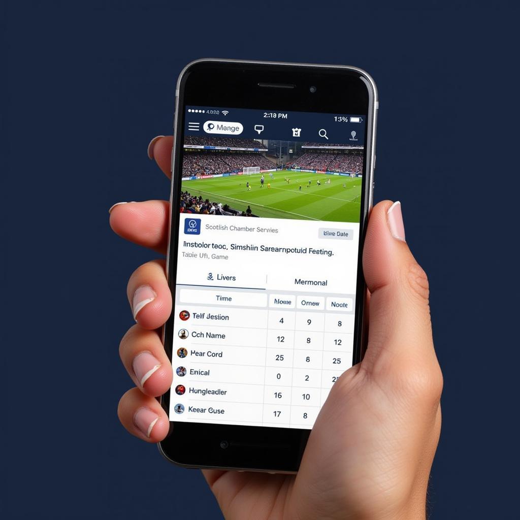 BBC Scotland Live Championship Football Mobile App