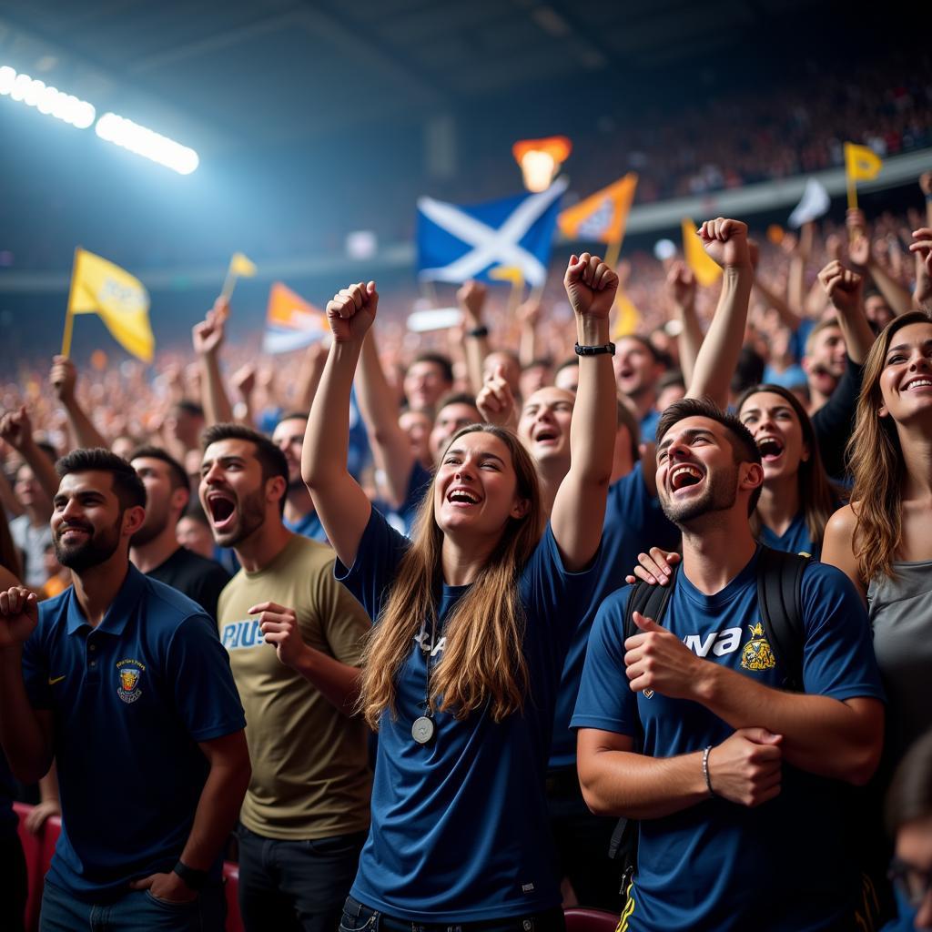 BBC Scotland Live Championship Football Passionate Fans