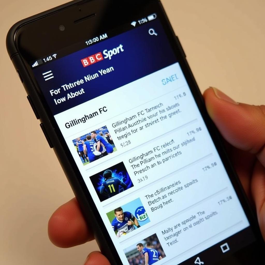 BBC Sport App Gillingham FC News