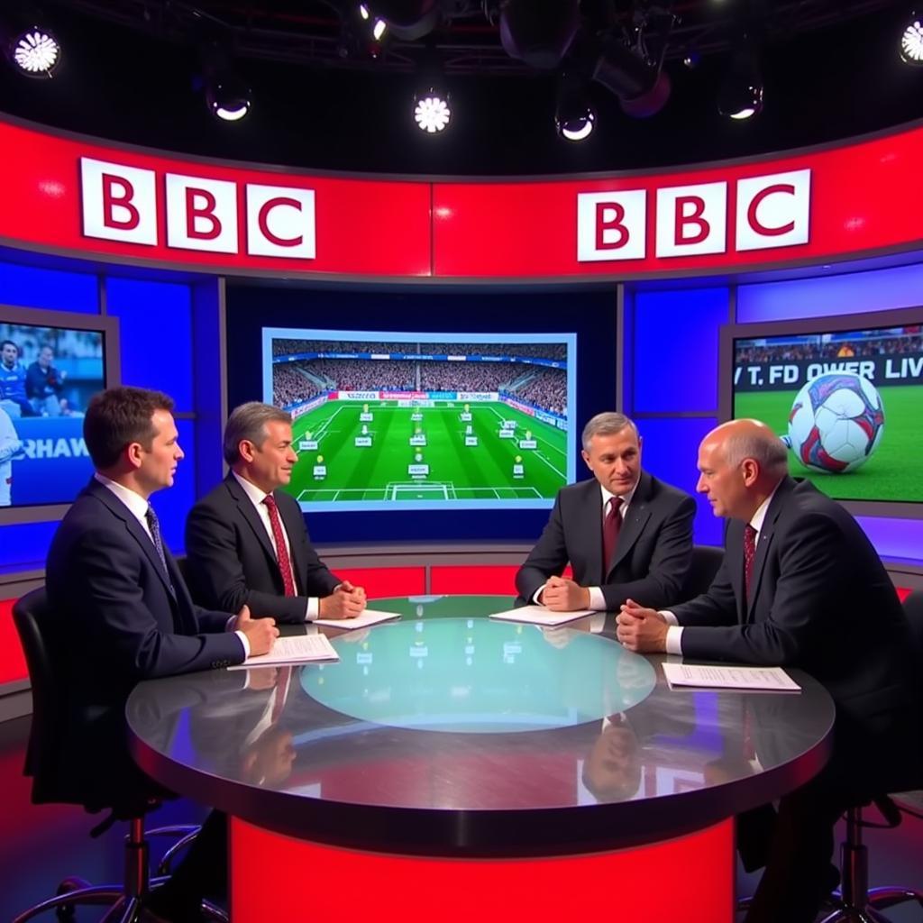 BBC Sport Football Studio with Expert Panel