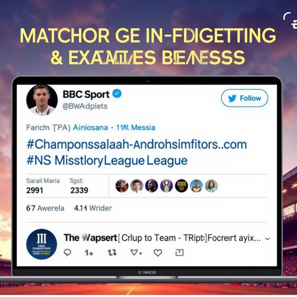 BBC Sport Social Media Champions League Updates