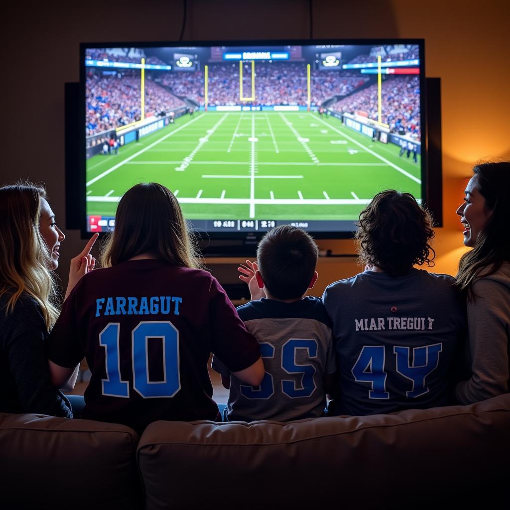 Bearden Farragut Football Fans Watching Live Stream