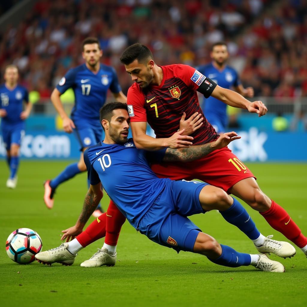 Belgium vs France clash in the World Cup semi-final