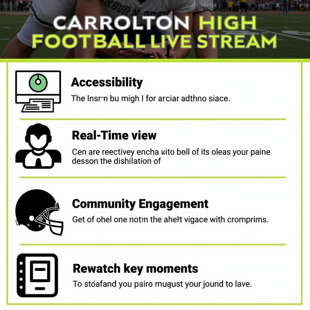 Benefits of Watching Carrollton High School Football Live Stream