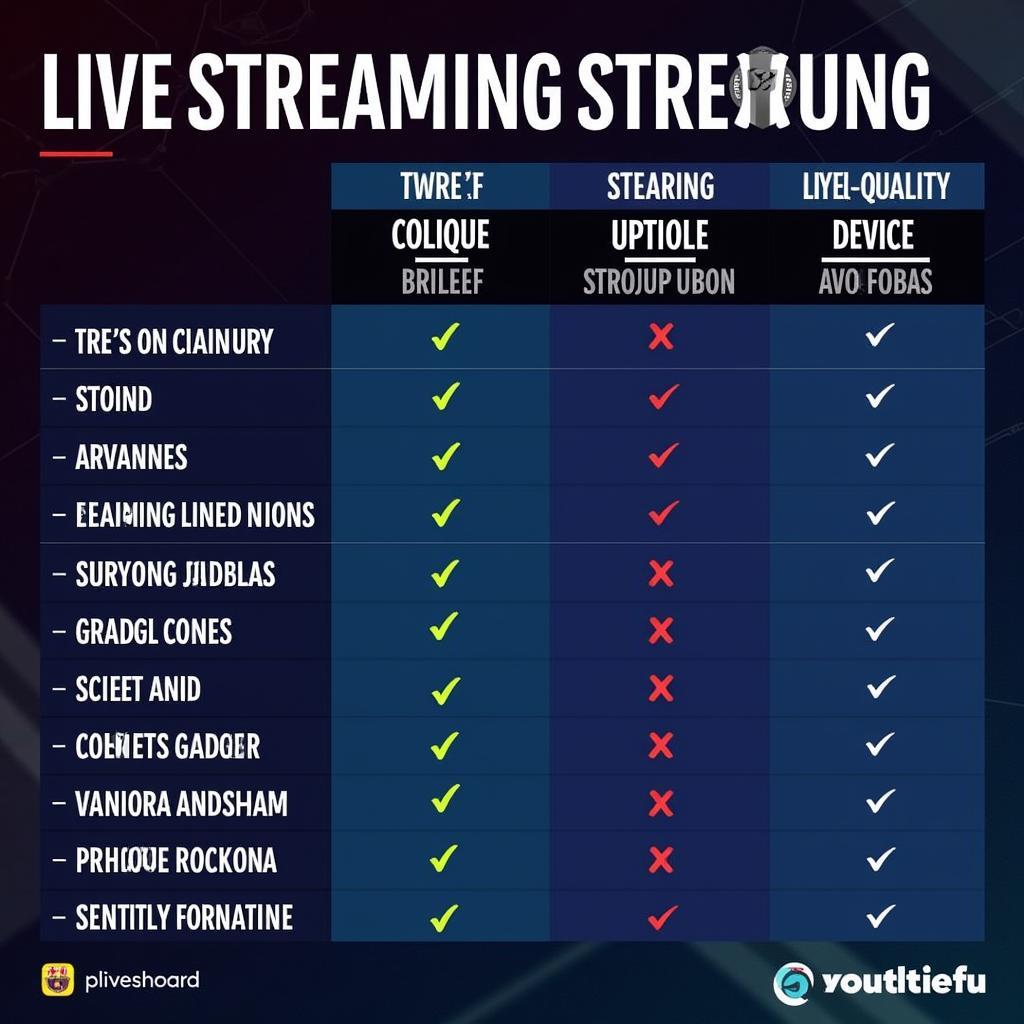 Comparing BFC Football Live Streaming Platforms