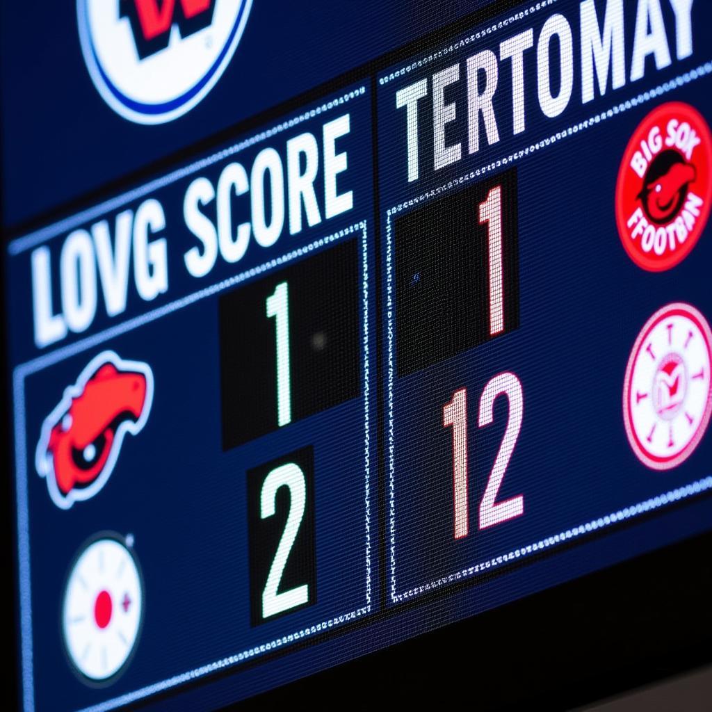 Big Sky Football Live Scoreboard Display