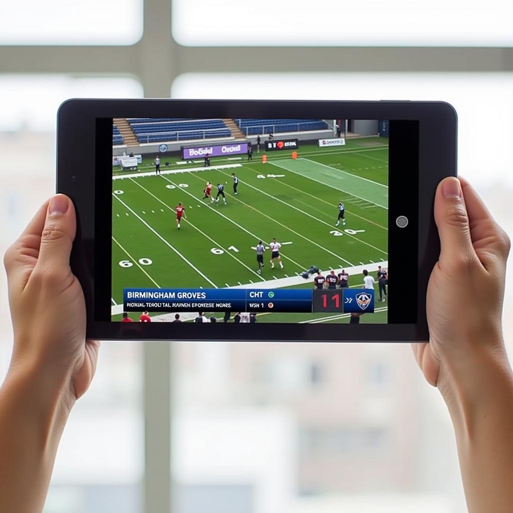 Birmingham Groves Football on a Dedicated Sports Streaming Platform