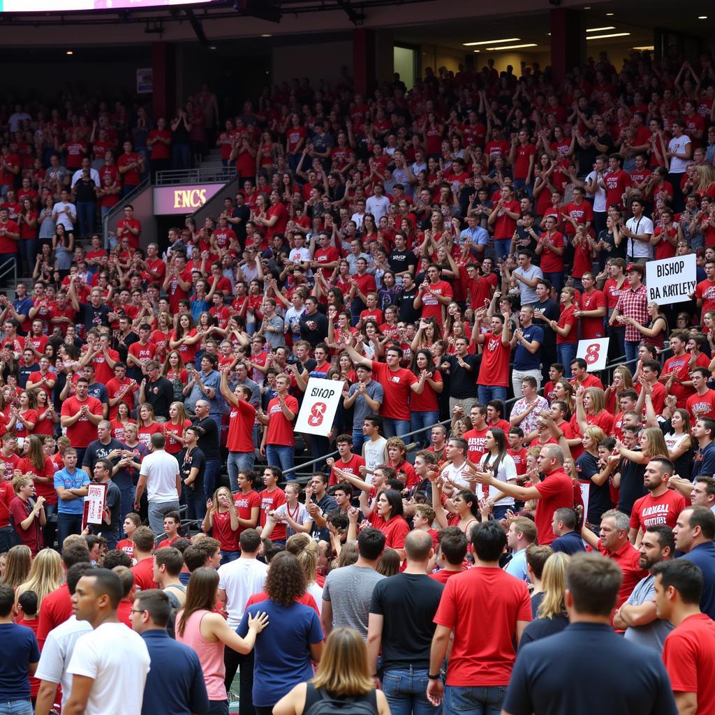 Bishop Hartley Football Fans Cheering