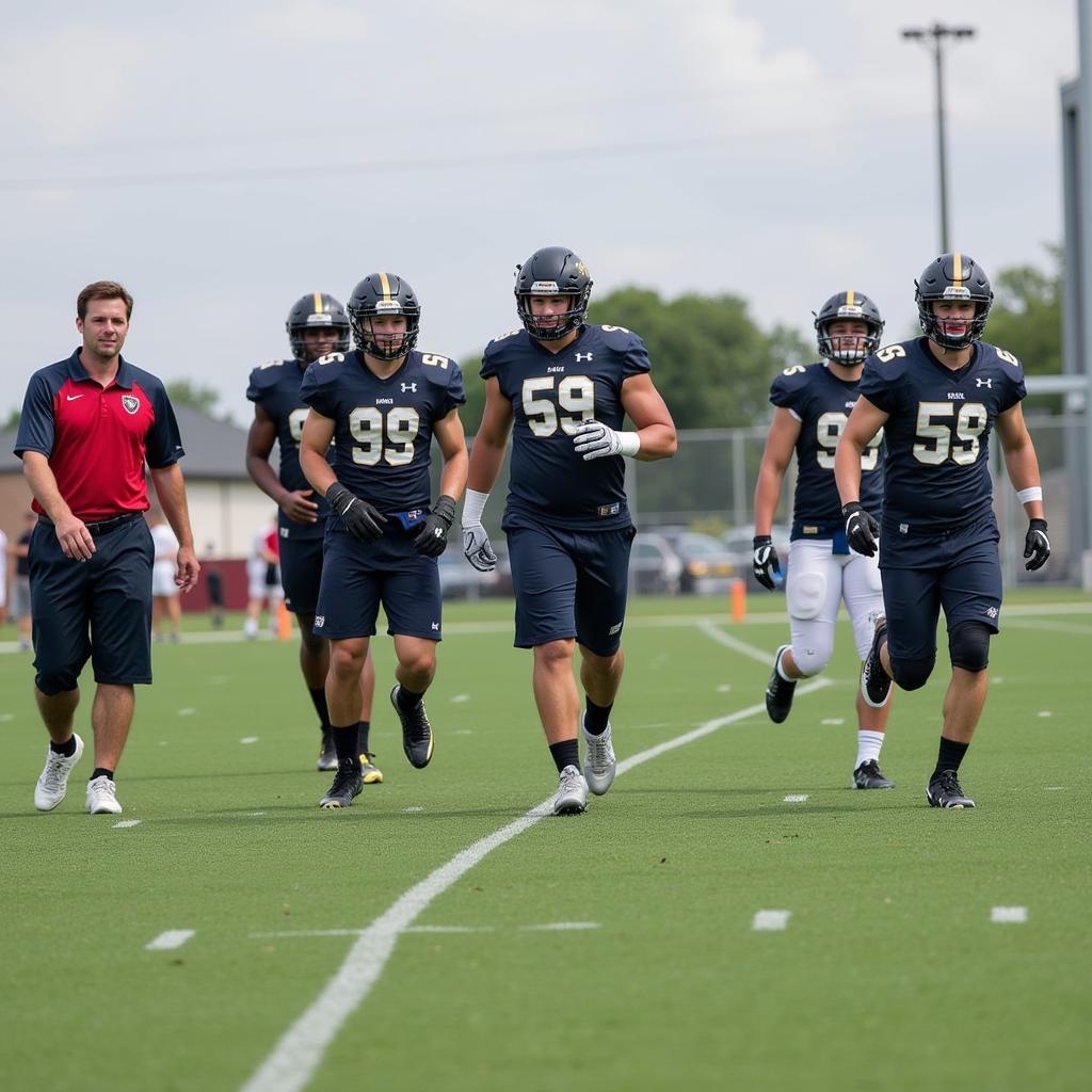 Bishop Sullivan Football Training