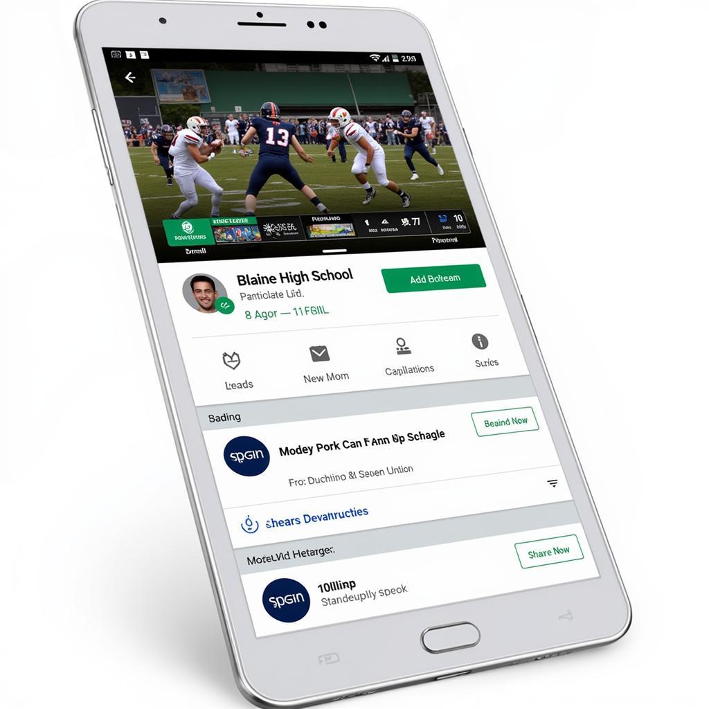 Blaine High School Football Live Stream Mobile App