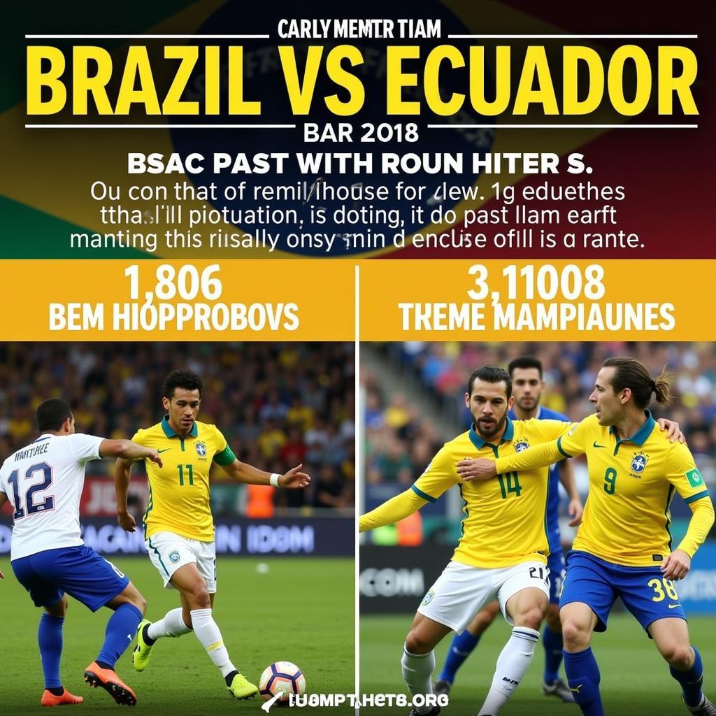 Brazil vs Ecuador Historical Matches