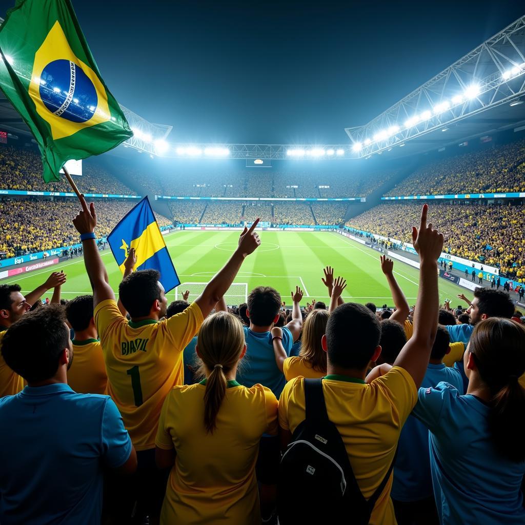 Brazil vs Argentina Fans and Atmosphere