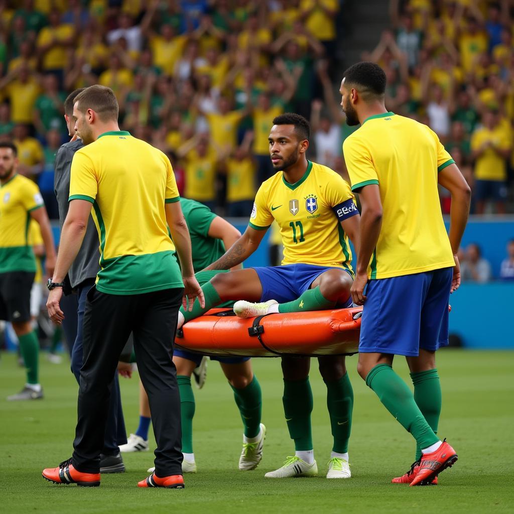 Brazil vs. Colombia FIFA 2014 Quarter-final Match