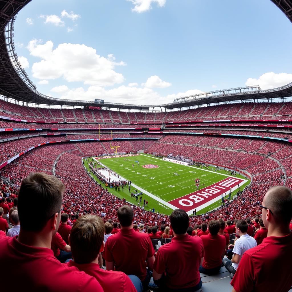 Bryant-Denny Stadium Packed Crowd