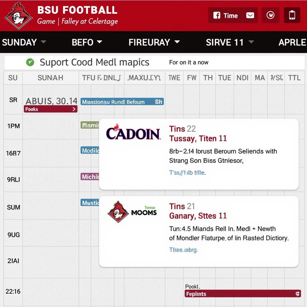 Staying Up-to-Date with BSU Football Game Schedules