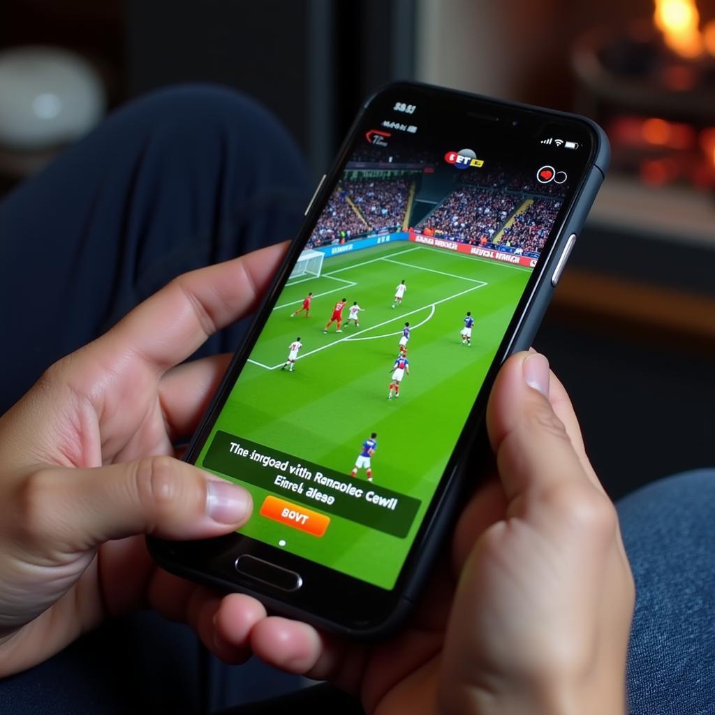 BT Sport App on Mobile Phone