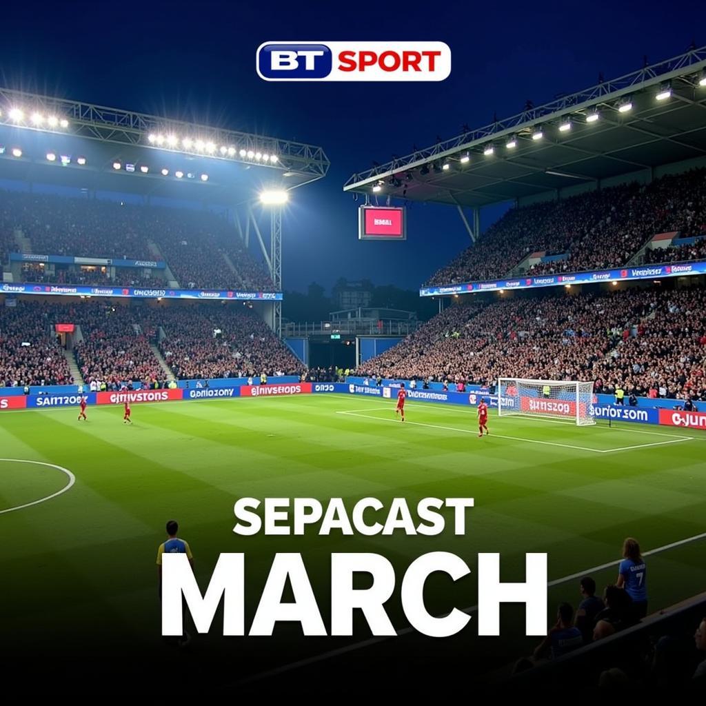 BT Sport Champions League Action in March