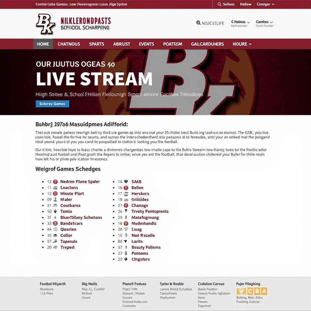 Buhler High School Football Live Stream Official Website