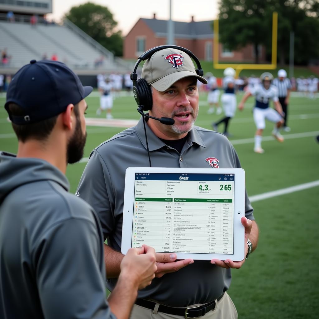 Butler Football Live Stats in Action