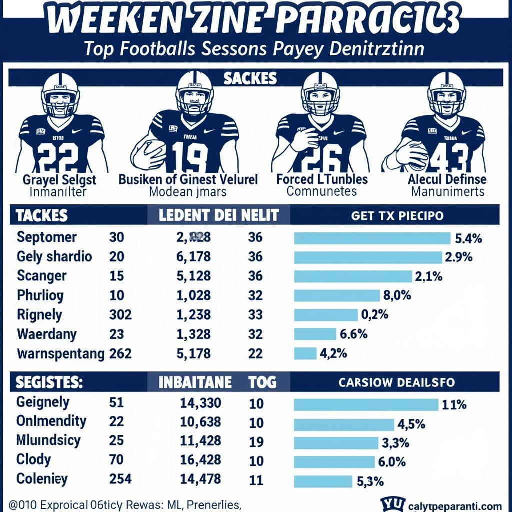 BYU Football Defensive Stats Infographic