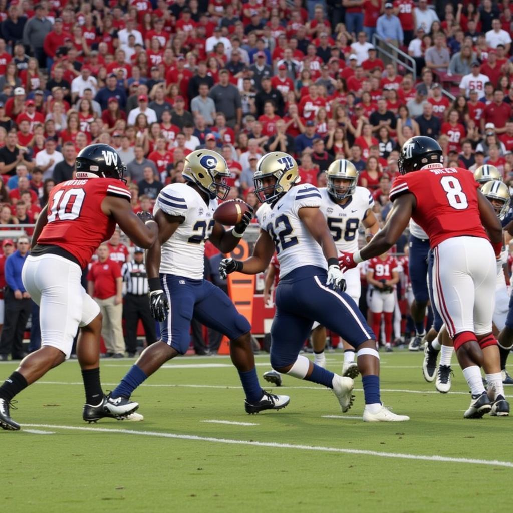 BYU Utah Football Rivalry: First Half Action