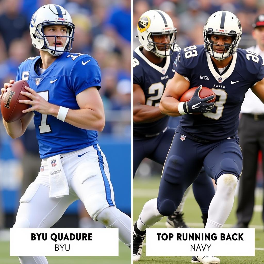 BYU vs Navy Key Players