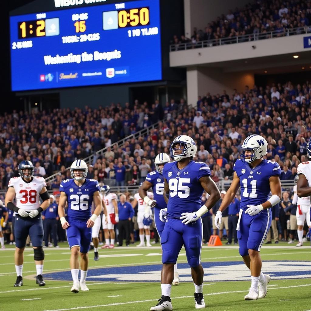 BYU vs Washington Football Game Final Moments