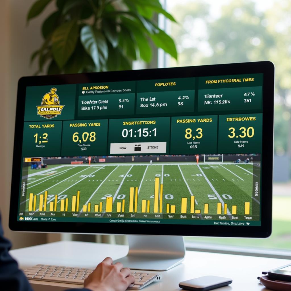 Cal Poly Football Live Stats Dashboard