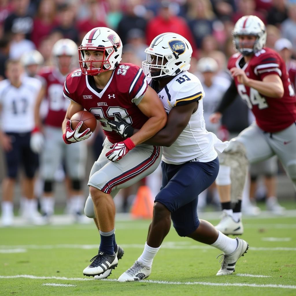 Capistrano Valley Football Players in Action