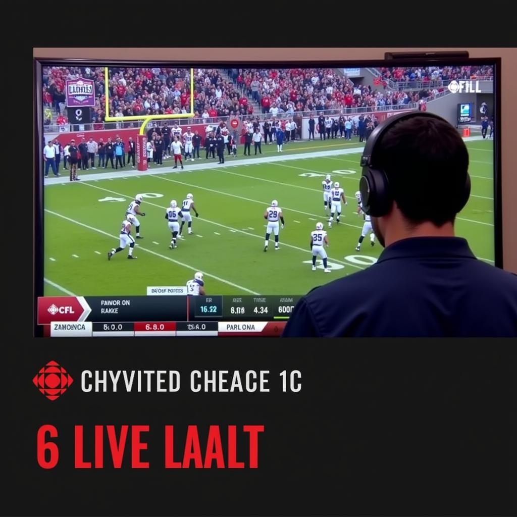 Live CFL Game on CBC Sports