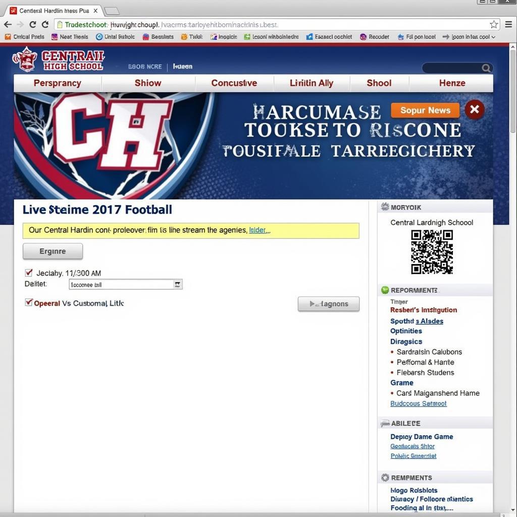 Central Hardin Football Live Stream on Official Website