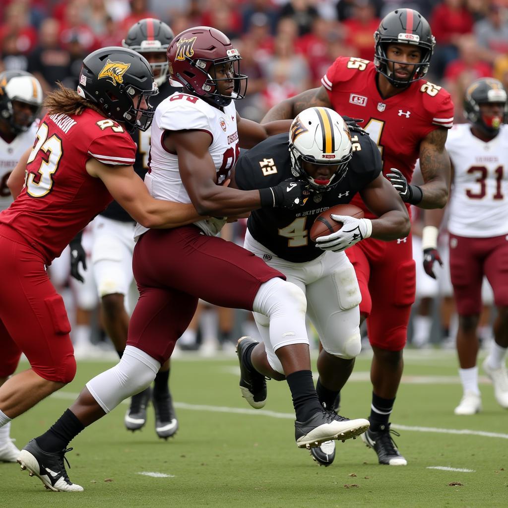 Central Missouri Football vs. Pittsburg State Live Game Action