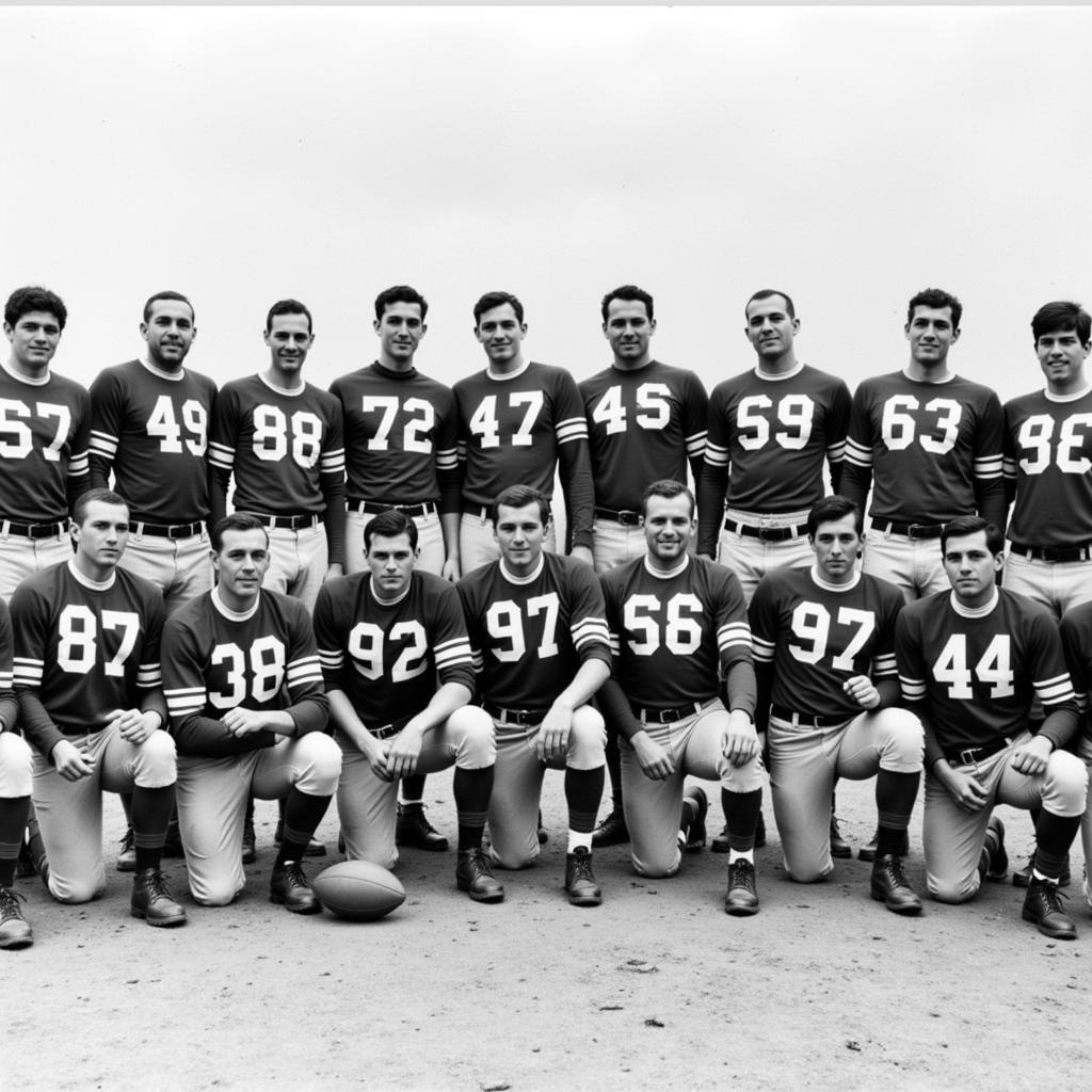 Historic Photo of Chaska Hawks Football Team