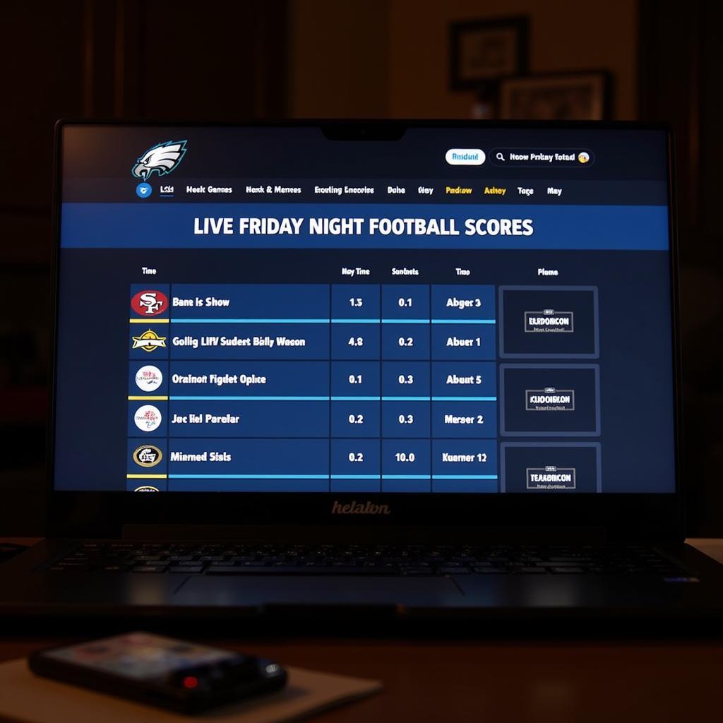 Checking Friday Football Live Scores Online