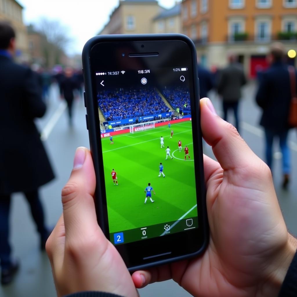 Streaming Chelsea on a Mobile Device