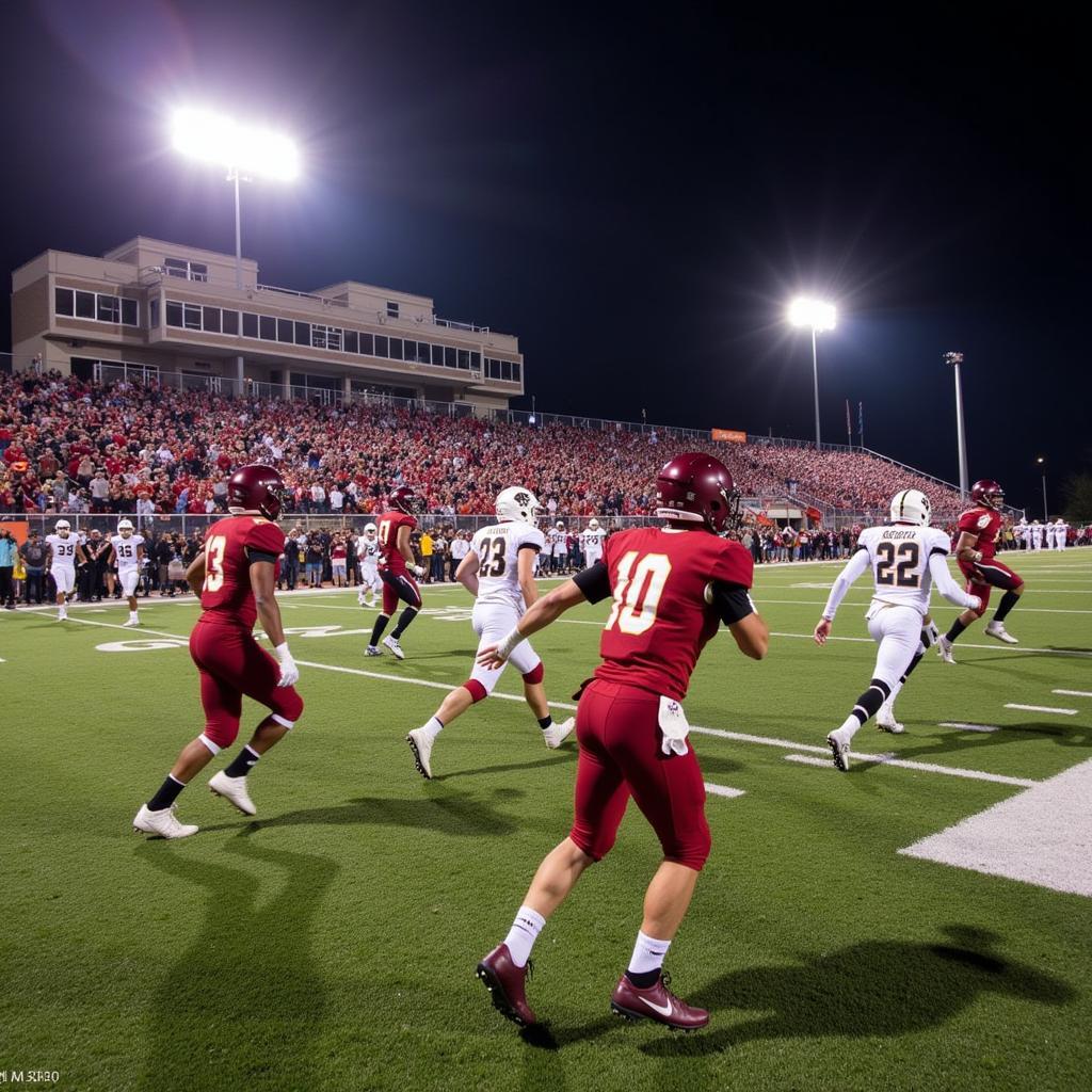 Chestatee High School Football Game Live Action