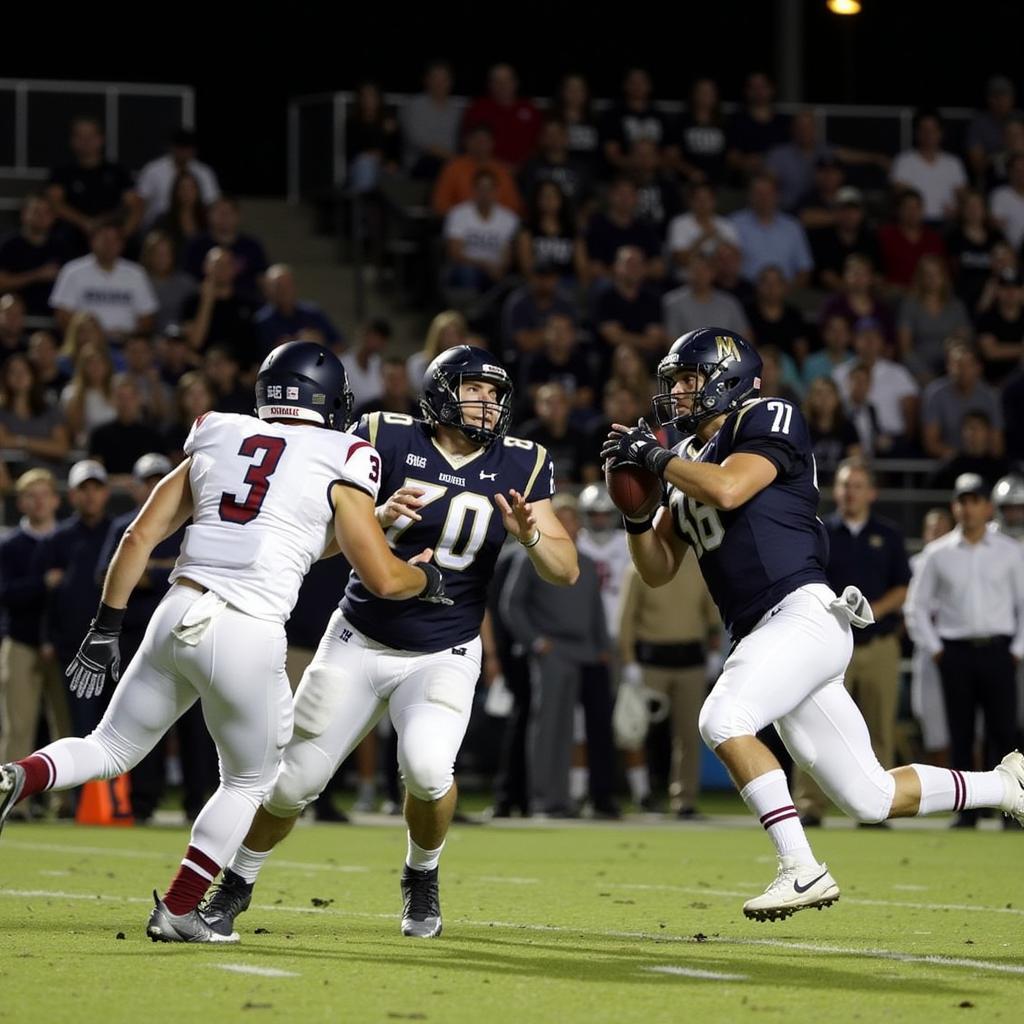 CHHS Football vs. Denton Guyer: Second Half Action