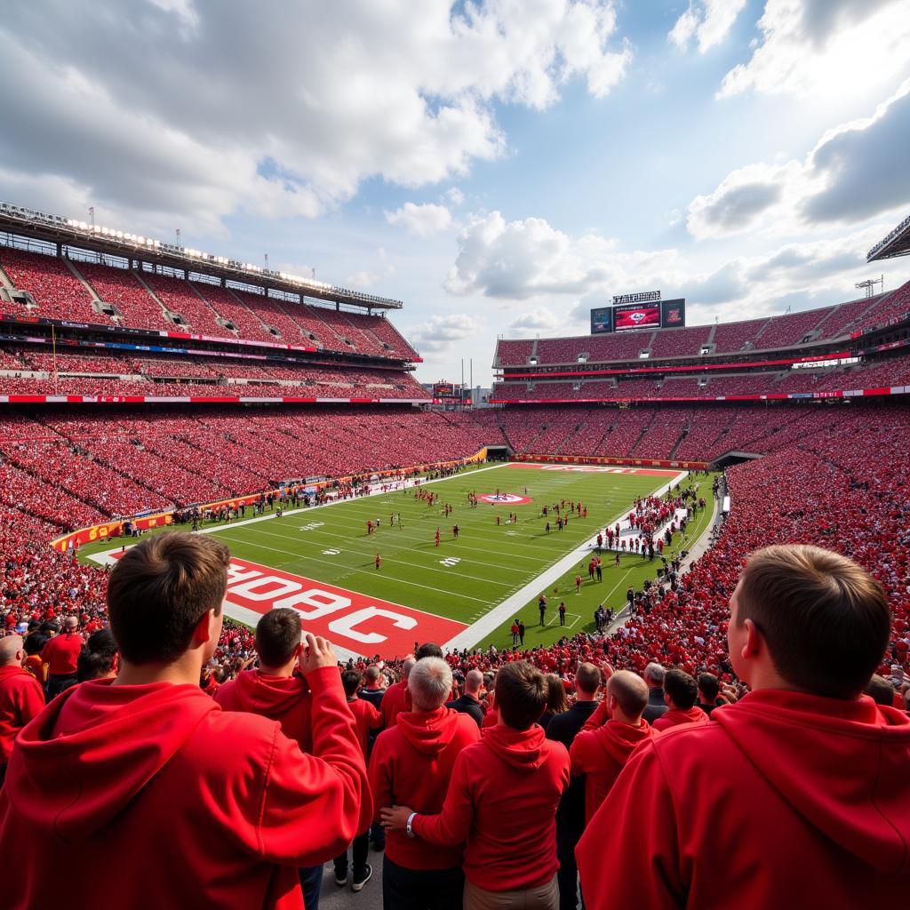 Chiefs Kingdom fans fill Arrowhead Stadium