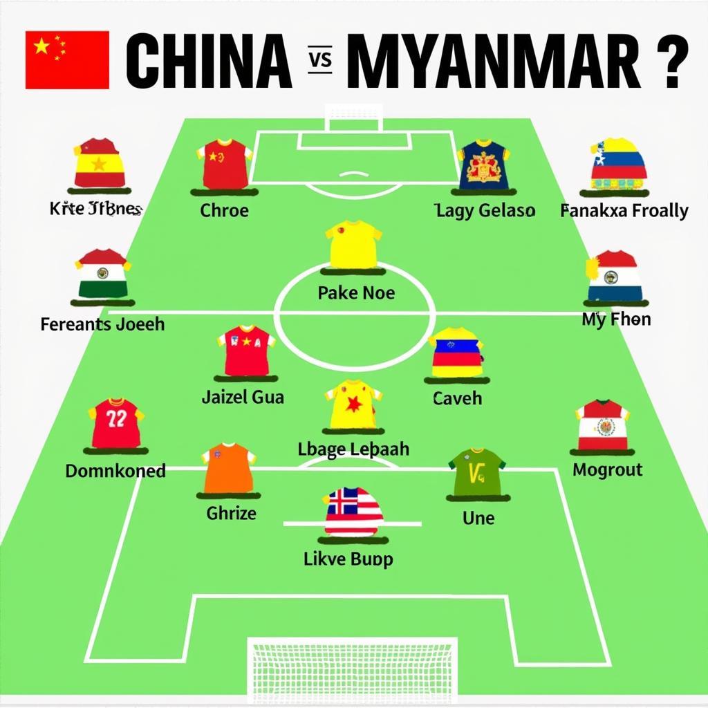 China Myanmar Potential Lineups