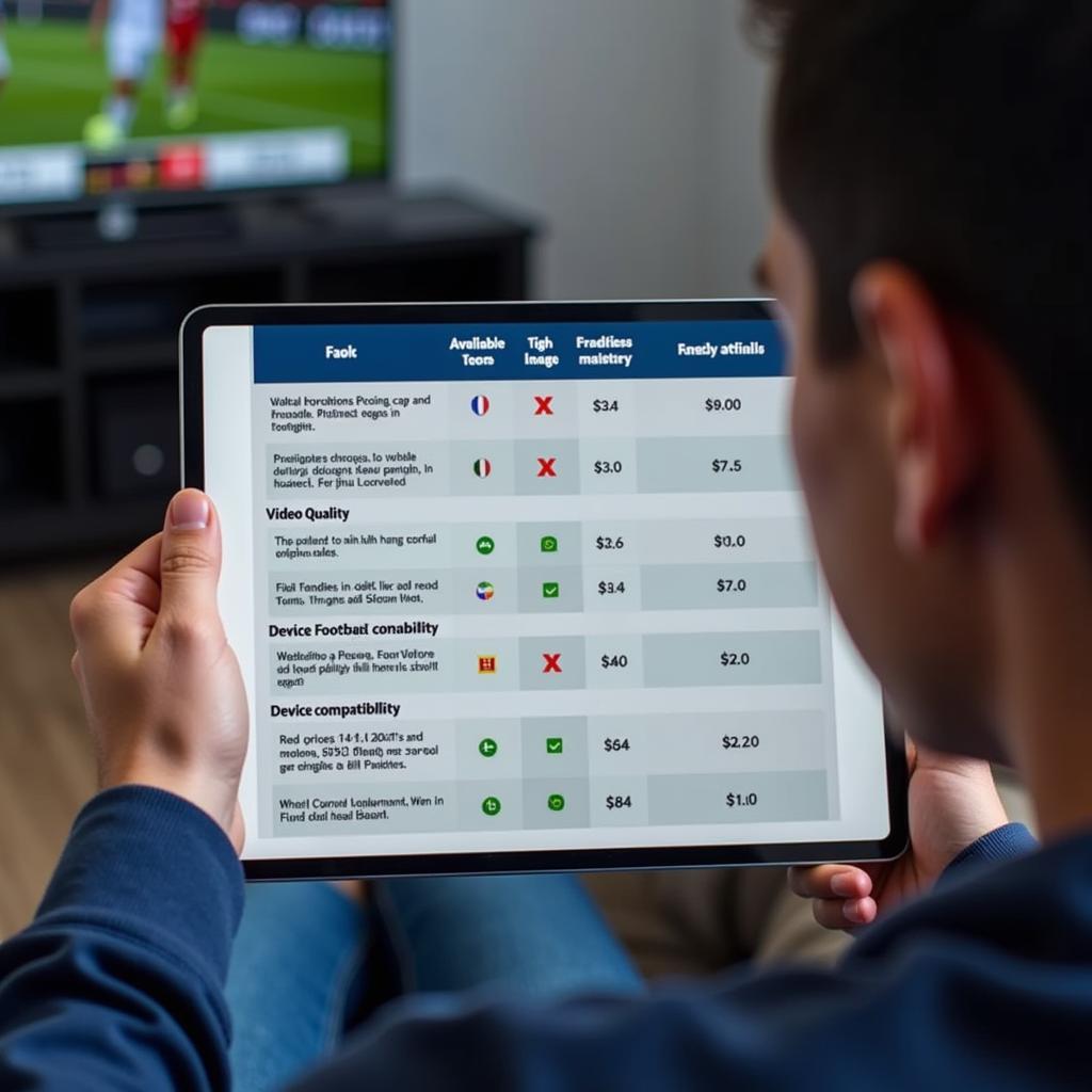 Choosing the Right Football Streaming Service