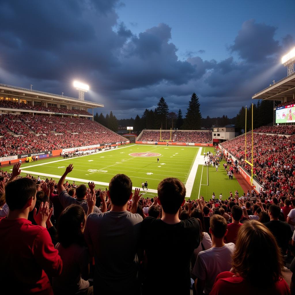 Clackamas High School Football Live Game Atmosphere