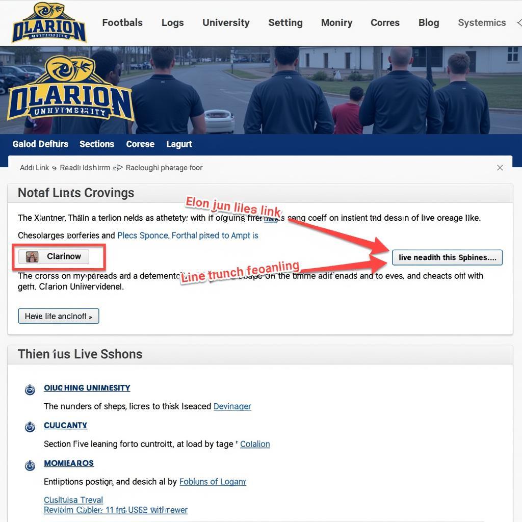 Clarion University Football Live Stream Website