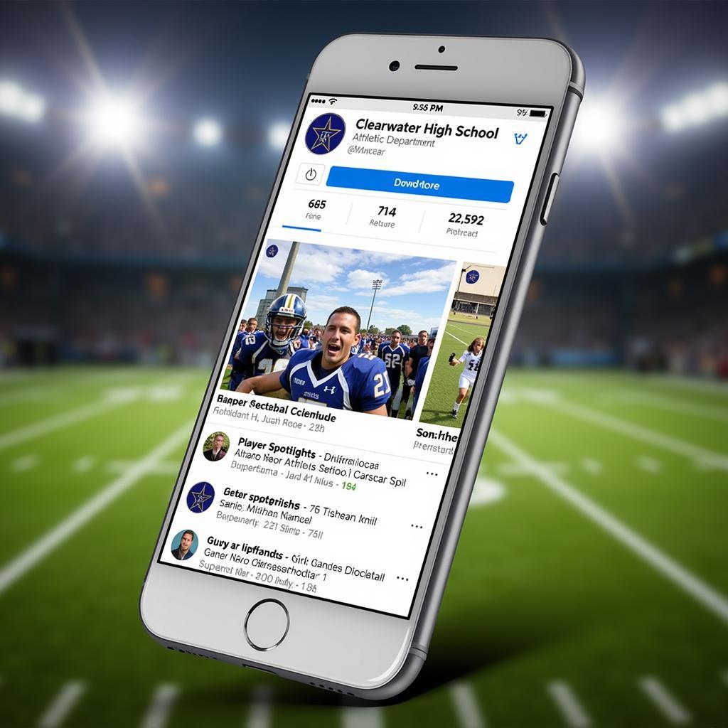 Connecting with Clearwater Football on Social Media